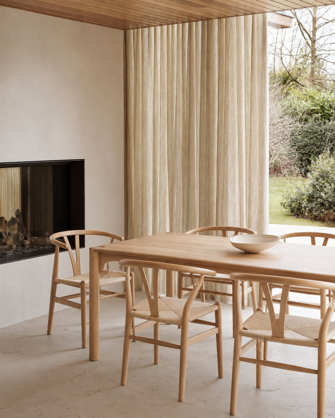 Soren Solid White Oak Dining Table