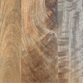 Solid mango wood dining table natural wood grain detail