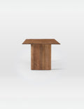 Anthon mango wood dining table side view