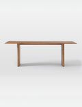 Rectangular solid mango wood dining table modern design