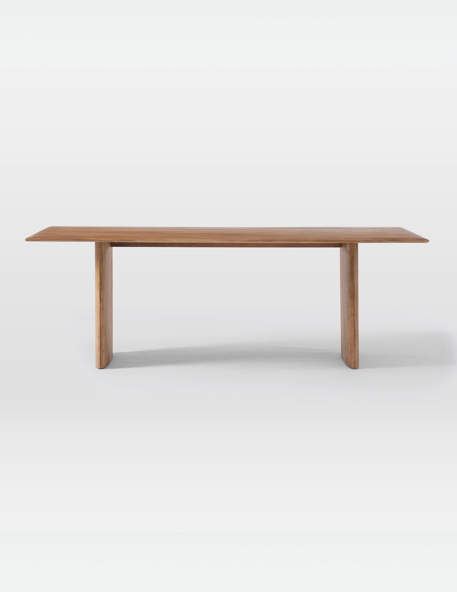 Rectangular solid mango wood dining table modern design