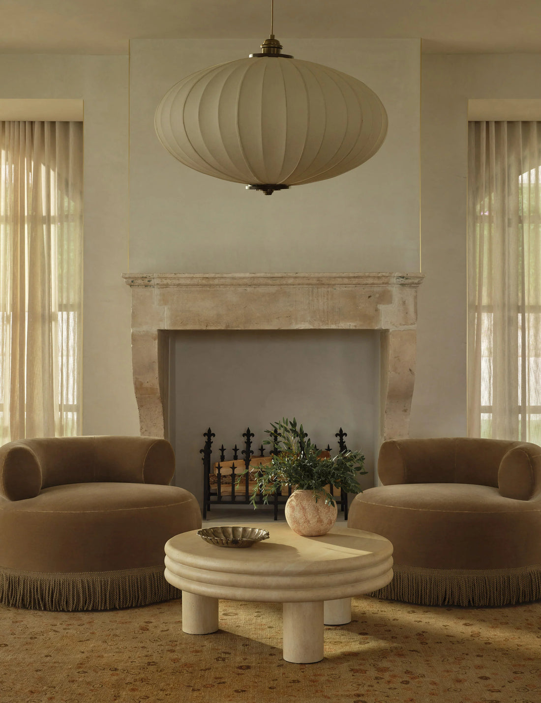 Brittny Round Indoor and Outdoor Coffee Table