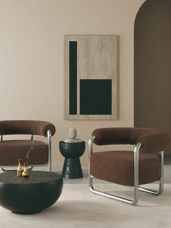 Dune Metallic Accent Chair