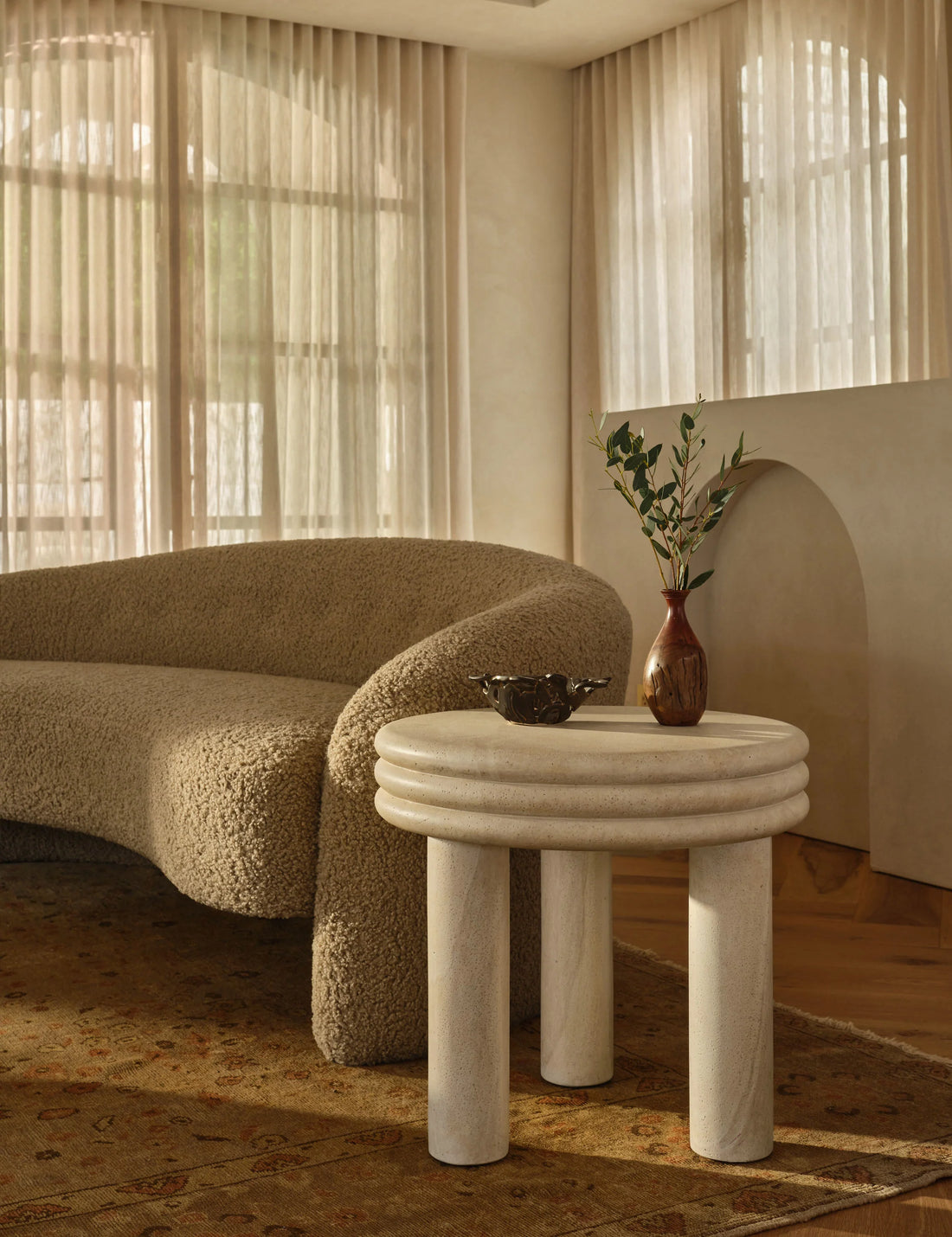 Roma Round Indoor and Outdoor Side Table